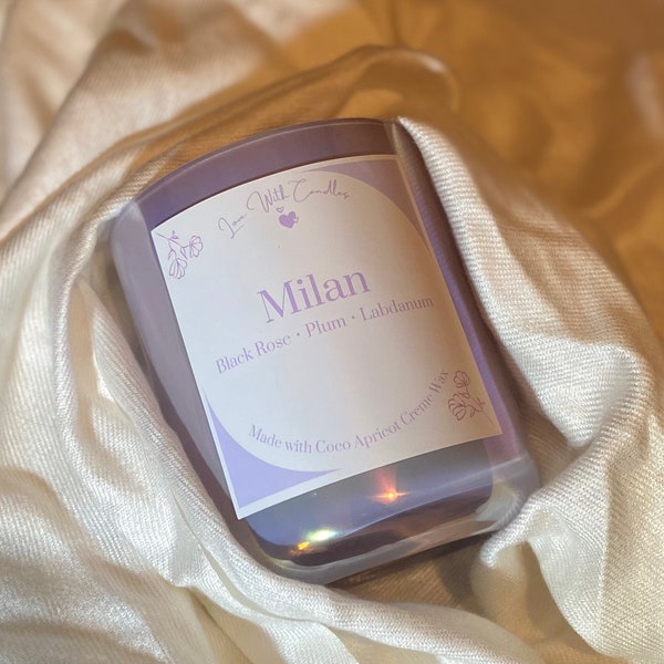 Milan Candle | Coco Apricot Wax | Vegan | Handmade | Luxury | No harsh chemicals