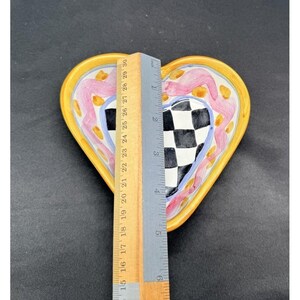 MacKenzie Childs Piccadilly 5" Heart Bowl image 6