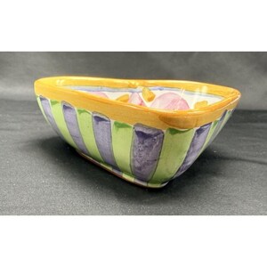 MacKenzie Childs Piccadilly 5" Heart Bowl image 2