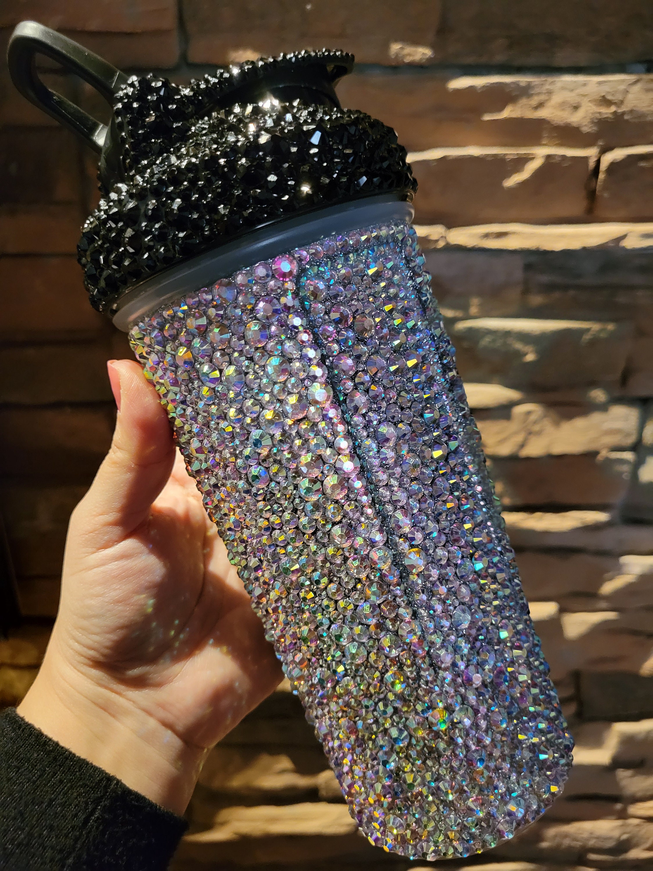 16 oz Bling Acrylic Water Bottle - Back to the South Bling