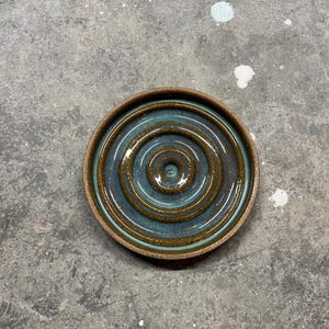Turquoise soap dish