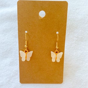 white butterfly bliss earrings!