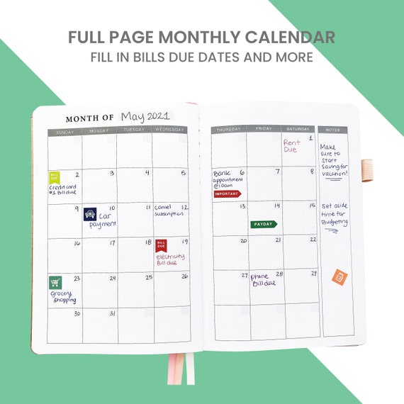 The Best 2024 Monthly Budget Planner - Daily Weekly Financial Planner -  Daily Expense Tracker Notebook - Budget Book- Dated Finance Planner 2024 -  Bill Budget Planner and Monthly Bill Organizer – The Yanshi Planner