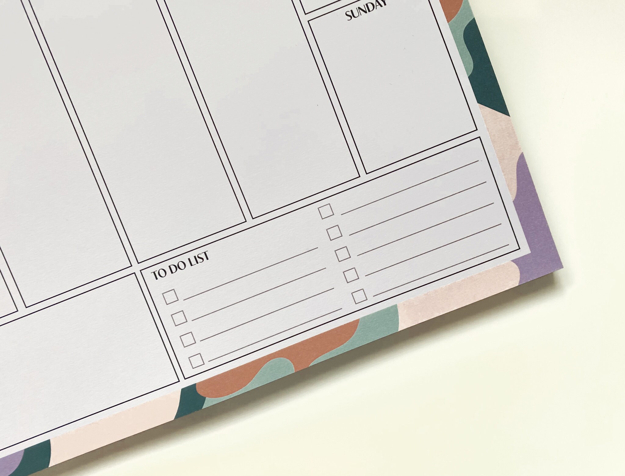 A4 Weekly Planner Pad, Desk Planner, Weekly Notepad, Everyday Notepad