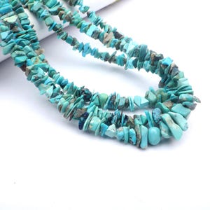 Turquoise Beads, drilled beads, Rough Beads, 8 Inch Strand 5-8 MM, Smooth Beads,  handmade beads, gemstone beads, Jewelry Making Beads