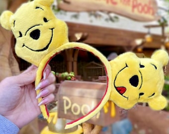 Pooh bear Embroidered Ears!