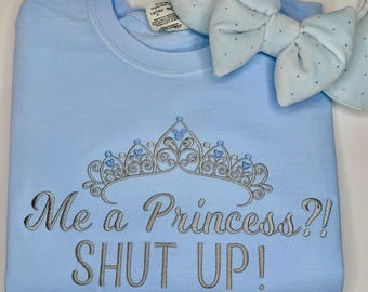 Genovia embroidered sweatshirt| Princess Mia embroidered t-shirt.