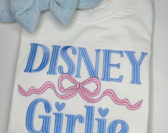 Disney embroidered sweatshirt.