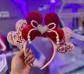 Sweetheart locket Valentine’s Day Embroidered Disney ears .