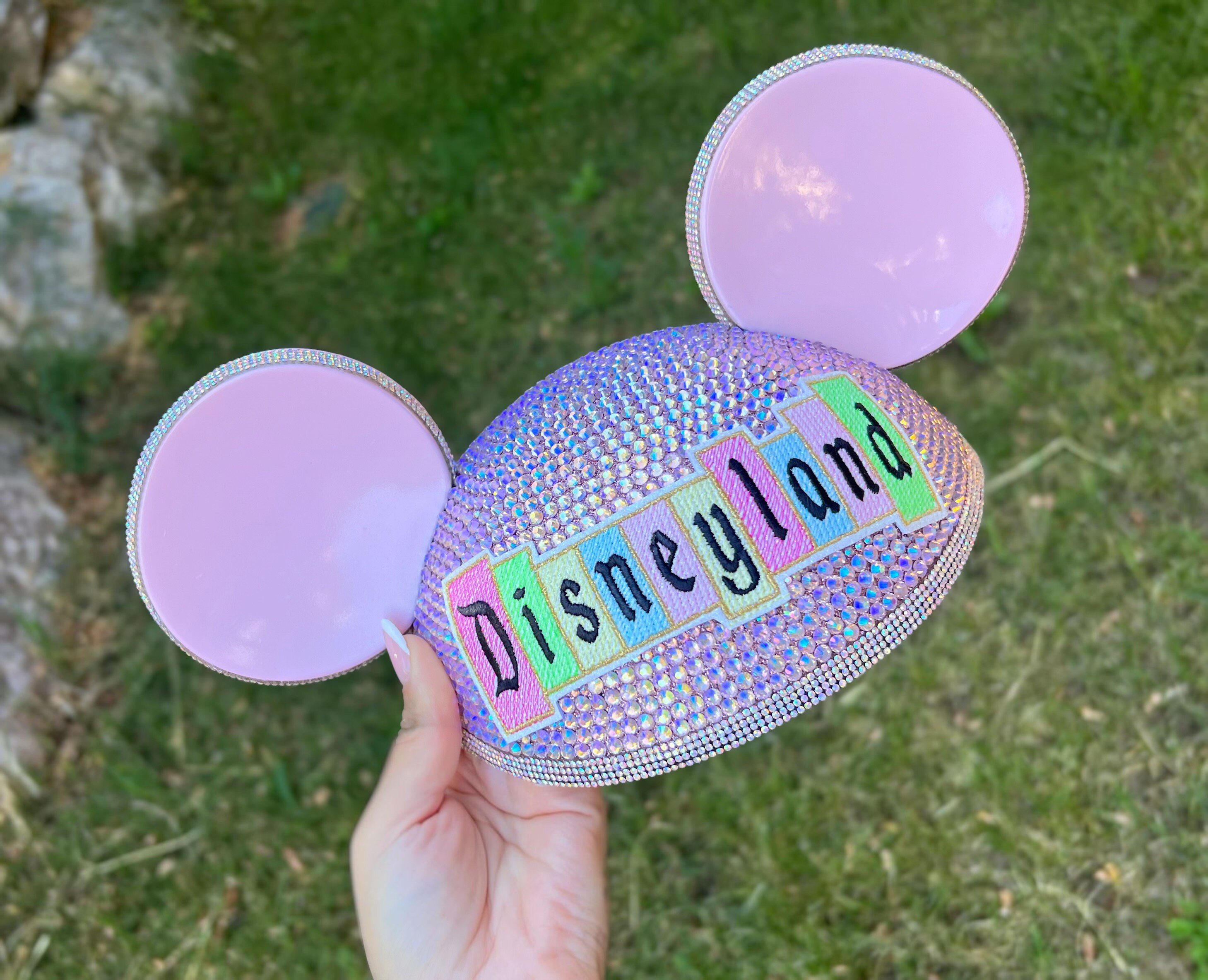 Pink Rhinestone Mouse Hat. - Etsy display picture 1