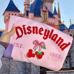 Disneyland Embroidered Crewneck Sweatshirt: Sweethearts Nite Design