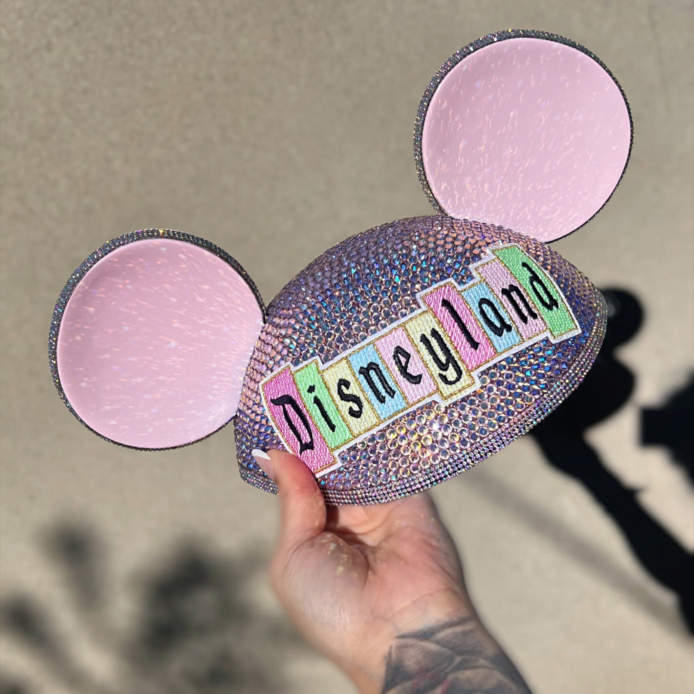 Pink Rhinestone Mouse Hat. - Etsy display picture 2