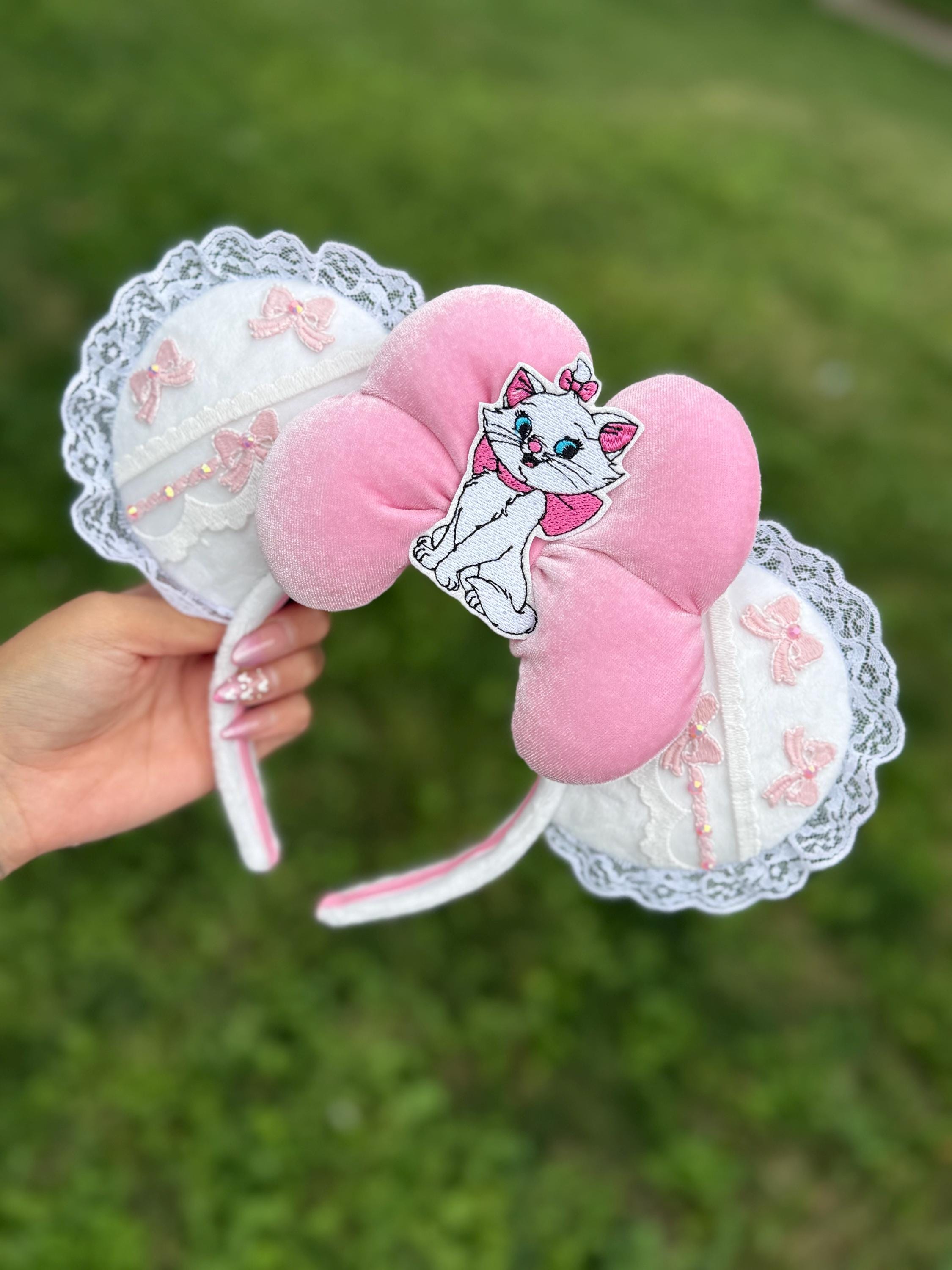Pink Pearl Minnie Ears - Etsy display picture 1