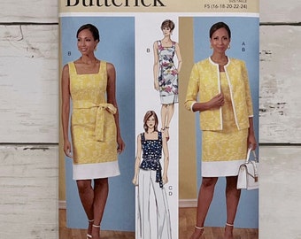 Butterick B6882 Women’s Sewing Patterns PLUS SIZE UNCUT