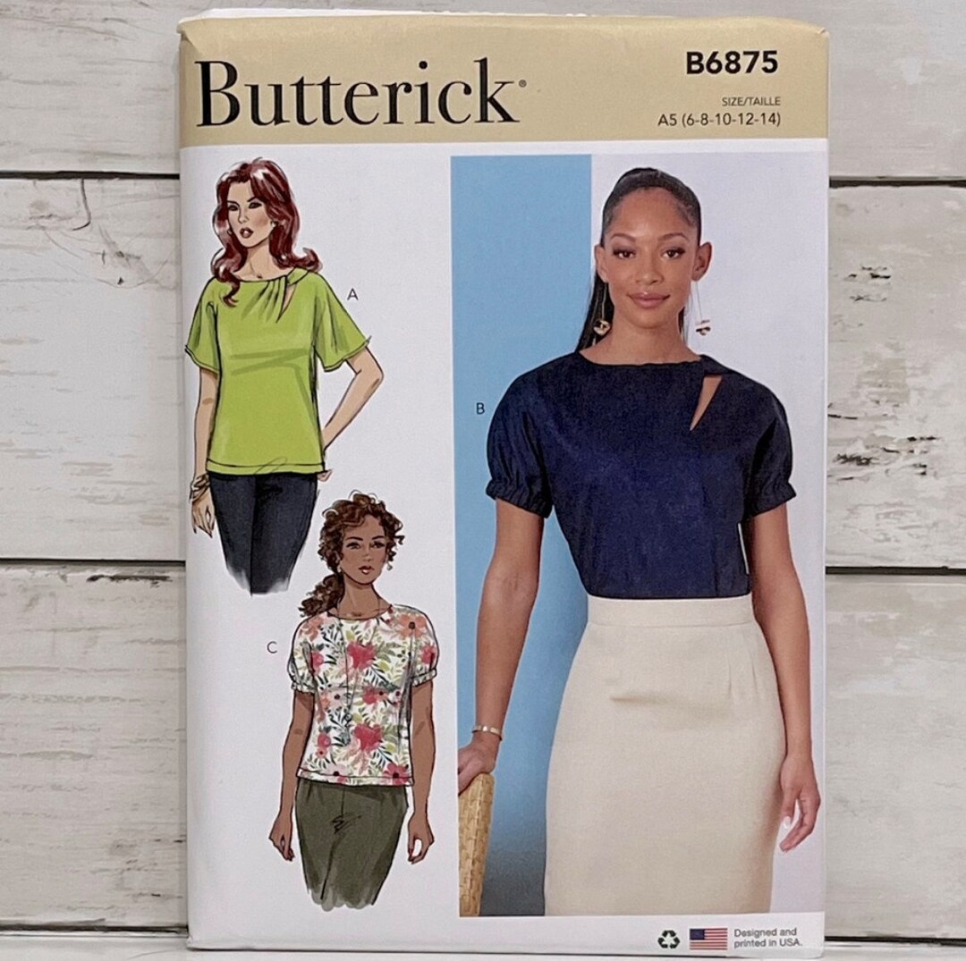 Butterick B6875 Womens Sewing Patterns UNCUT Etsy