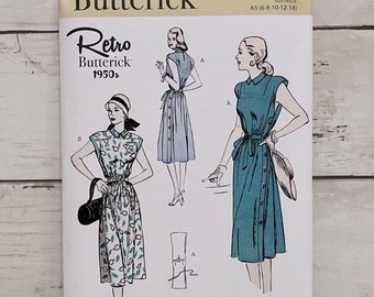 Butterick B6889 Retro 1950’s Sewing Patterns UNCUT