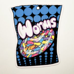 3 Zoll Gummi Würmer Vinyl Sticker