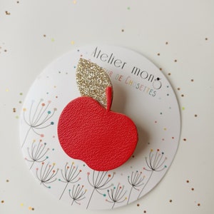 Broche Pomme Rouge