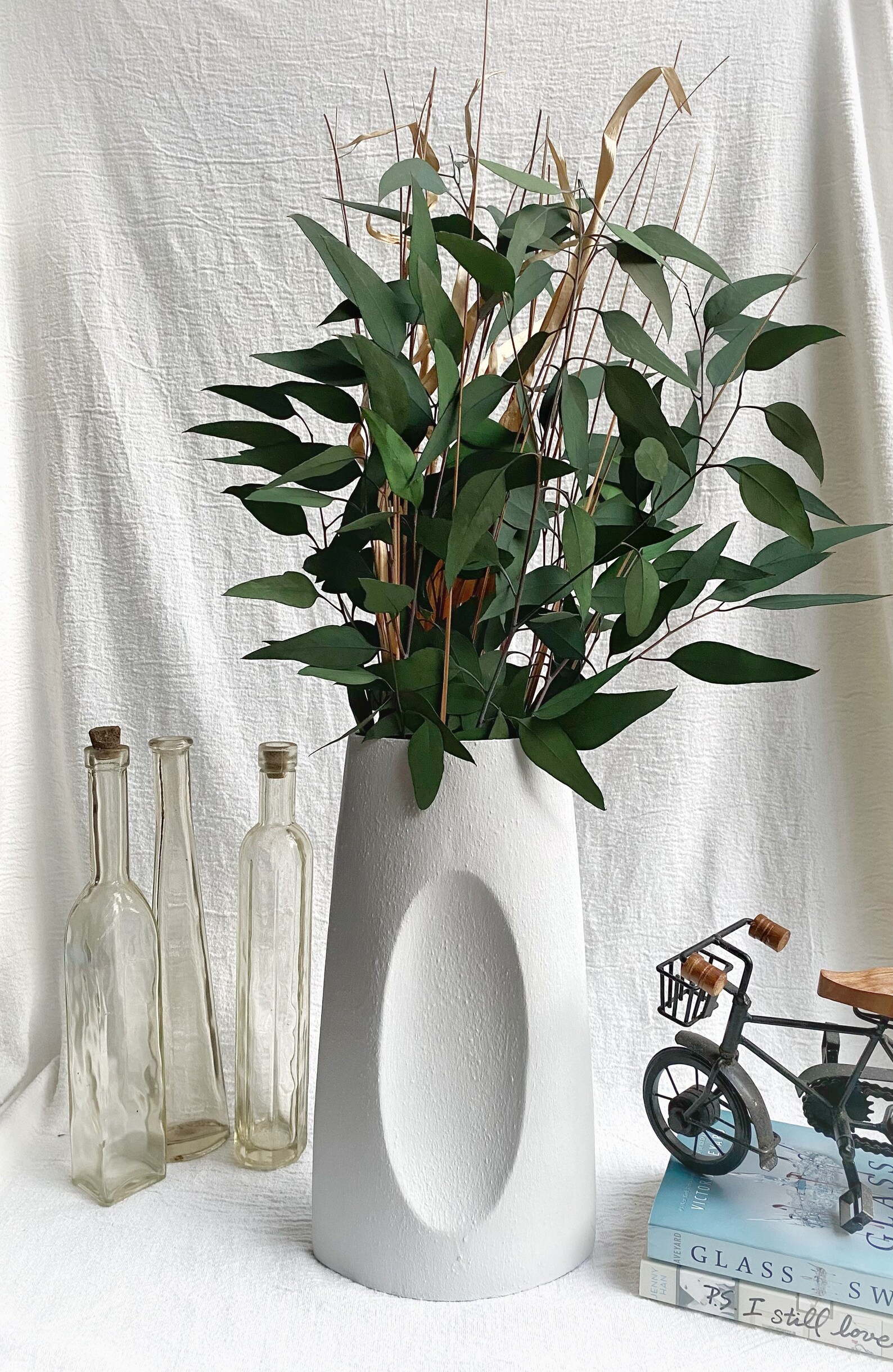 Boho Vase Boho Home Decor Tall Vase Minimalist Vase Etsy