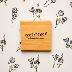 Compacte bamboekoffer - leeg