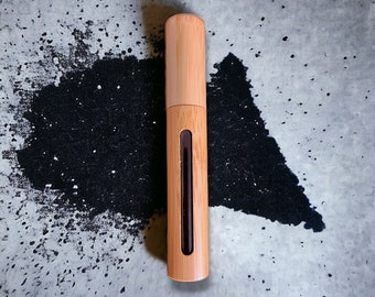 Black sparkle / vegan natural mascara