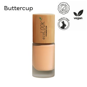 Natural, Vegan, eco-friendly Liquid Foundation-  F6 BUTTERCUP