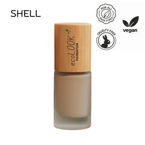 Natural, Vegan, eco-friendly Liquid Foundation- F9 SHELL
