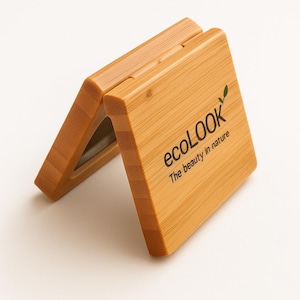 Bamboo compact case - empty