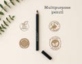 Black multipurpose pencil