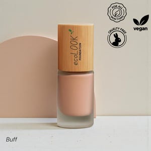 Natural, Vegan, eco-friendly Liquid Foundation - F7 BUFF