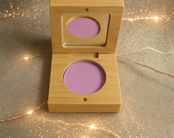 Dark Pink blusher with Bamboo case