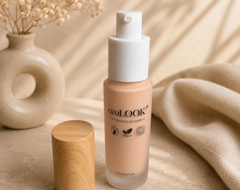 Natural, Vegan, eco friendly Liquid Foundation -  F6 BUTTERCUP