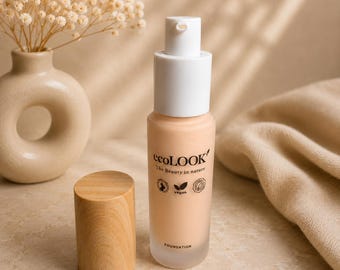 Natural, Vegan, eco-friendly Liquid Foundation - F7 BUFF
