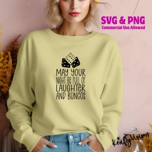 Funny Bunco SVG, Bunco PNG, Bunco Night, Bunco Gift, Bunco Prize, Bunco Dice Game, Bunco Group, Bunco Girls, Bunco Dice