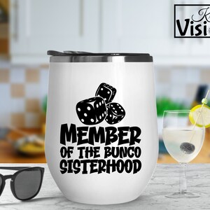 Member of the Bunco Sisterhood SVG/PNG, Bunco Night Gift, Bunco Hostess, Bunco Girls, Bunco Group, Bunco Night, Bunco Dice Game