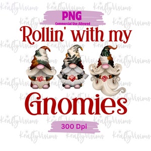 Bunco PNG, Bunco PNG, Bunco night, Gnomies, Girl&#39;s night, Bunco Night, Gnome PNG, Bunco Game, Bunco Dice, Dice Game, Bunco Gift