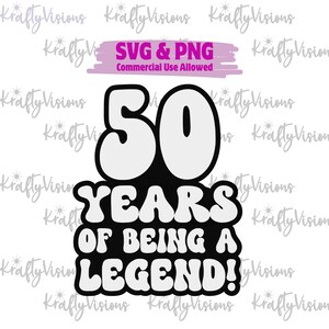 50th Birthday SVG, Happy 50th Birthday SVG, 50th Birthday, Milestone Birthday, 1975, Birthday SVG