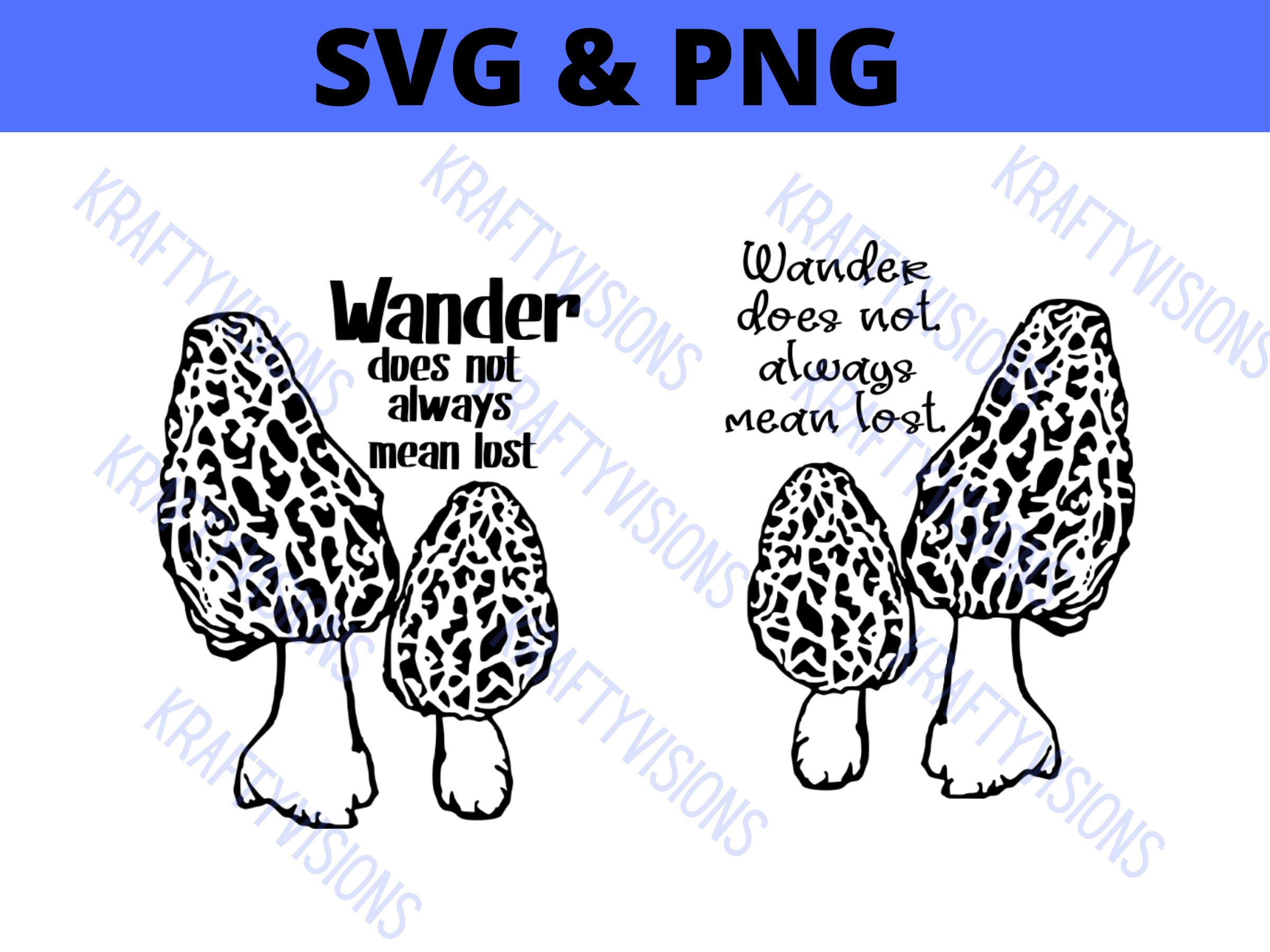 Morel Mushroom SVG | Etsy UK