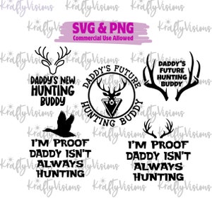 Papa's jachtmaatje, toekomstige jachtmaatje SVG/PNG-bundel