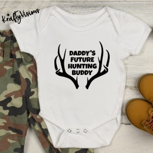Hunting Buddy SVG, papa, toekomstige jager, babycadeau, jagen, jagen png, jagen SVG, babyshower cadeau, babyaankondiging