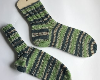 Wollsocken - gestrickte Socken - handgestrickte Socken - Unisex - Gr. 38/39 - VARIANTEN