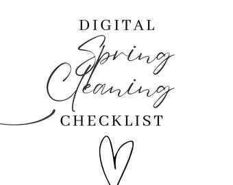 Digital Spring Cleaning Checklist