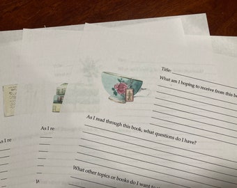 Journaling Book Pages - Keep a Record of the Books You Read!