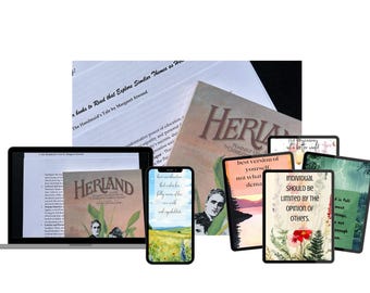 Herland Study Guide + Book Club Resource | A Complete Resource for High School Students & Book Lovers!