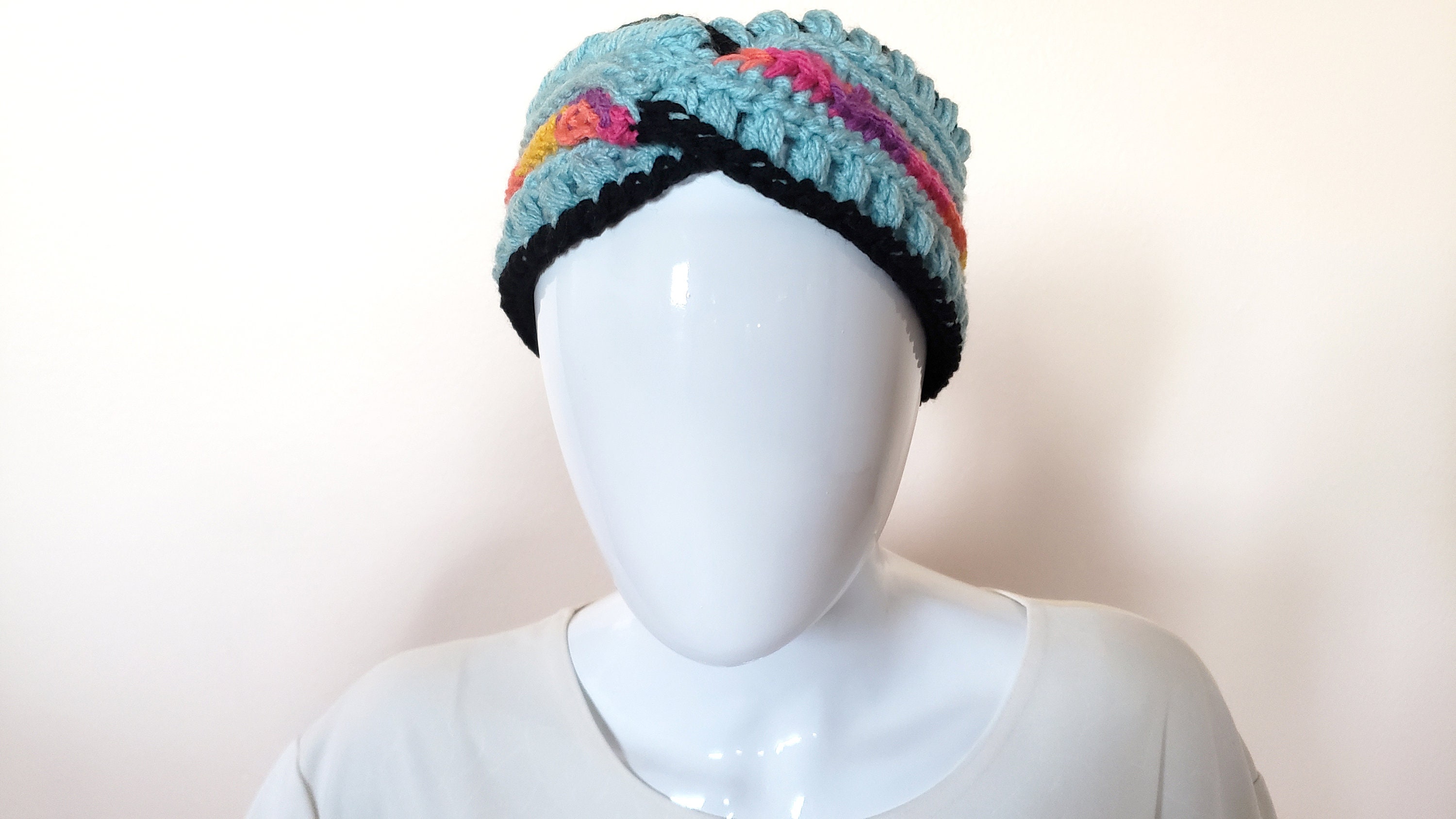 Twisted Knot Headband. Crochet Headband. Handmade Headwear. Twisted Crochet Headband. Adult size headband. Hand Knit Headband. Womens Gifts. - Thumbnail 2