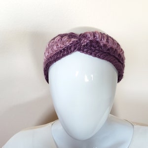 Twisted Knot Crochet Headband: Boho Acrylic Ear Warmer