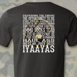 USAF AMMO T-Shirt, IYAAYAS Shirt, Ammo Troop, Ammo Slogans, Air Force Veteran, Pisspot, Ammo Coin, Military Veteran, Retired Ammo Gift