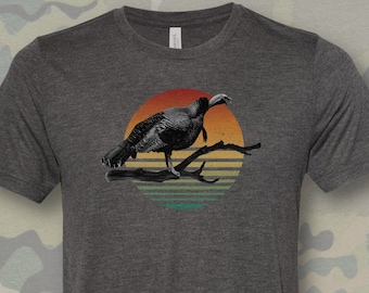 Turkey Hunting Shirt, Distressed Graphic Hunting T-Shirt, Turkey Season Shirt, Spring Turkey Shirt, Gift For Hunters, Vintage Hunting Tee