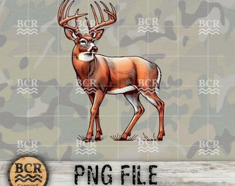 Big Buck PNG, Whitetail Deer PNG, Whitetail Buck Png, Big Buck Digital Download, Deer Hunting, Hunting PNG, Whitetail Buck, Hunting Design