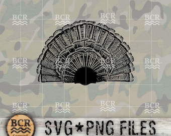 Ventilatore di tacchino, tacchino selvatico SVG, tacchino Gobbler SVG, download digitale di caccia al tacchino, clipart di tacchino selvatico, clipart di caccia al tacchino, caccia SVG